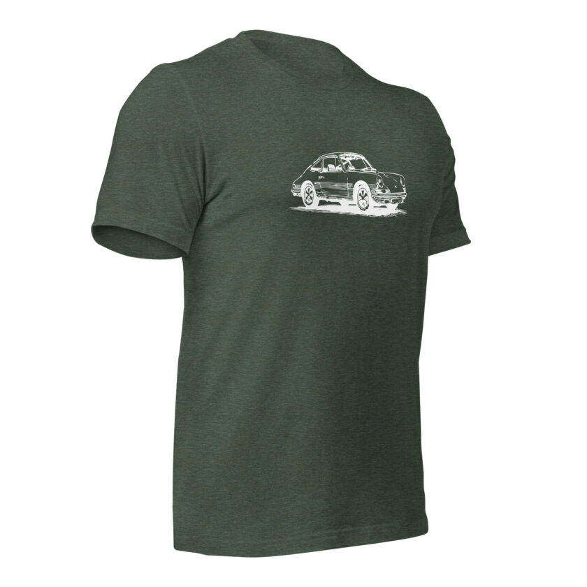 Vintage Velocity Collection - 1966 Porsche 911 - T-Shirt - Image 27