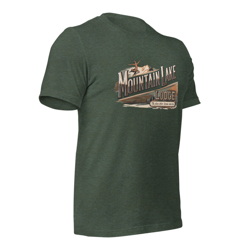 The Mountain Lake Lodge T-Shirt - Image 38