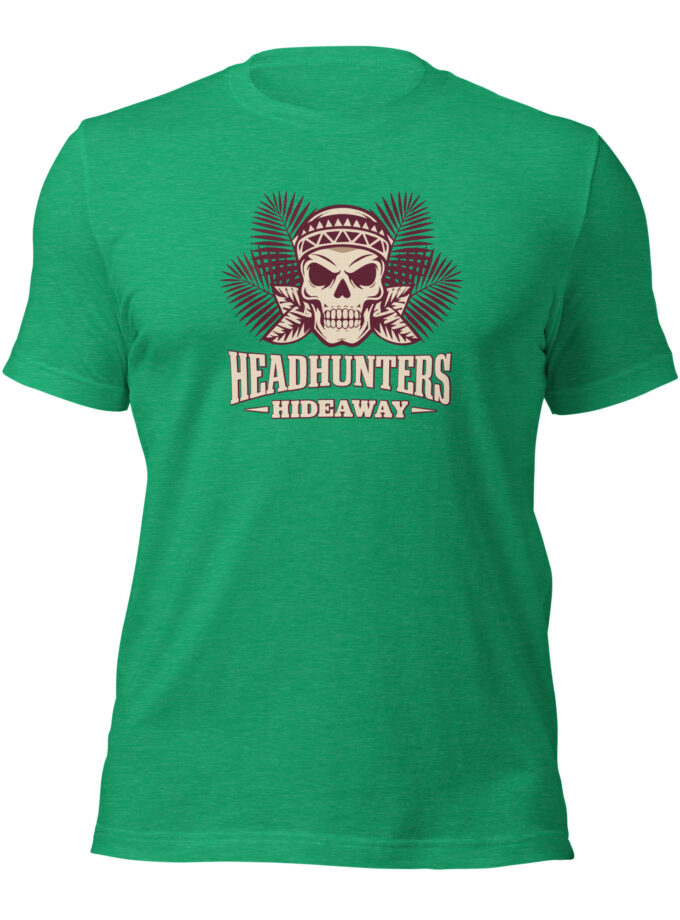 Headhunters Hideaway II – Tiki T-Shirt by Catiki