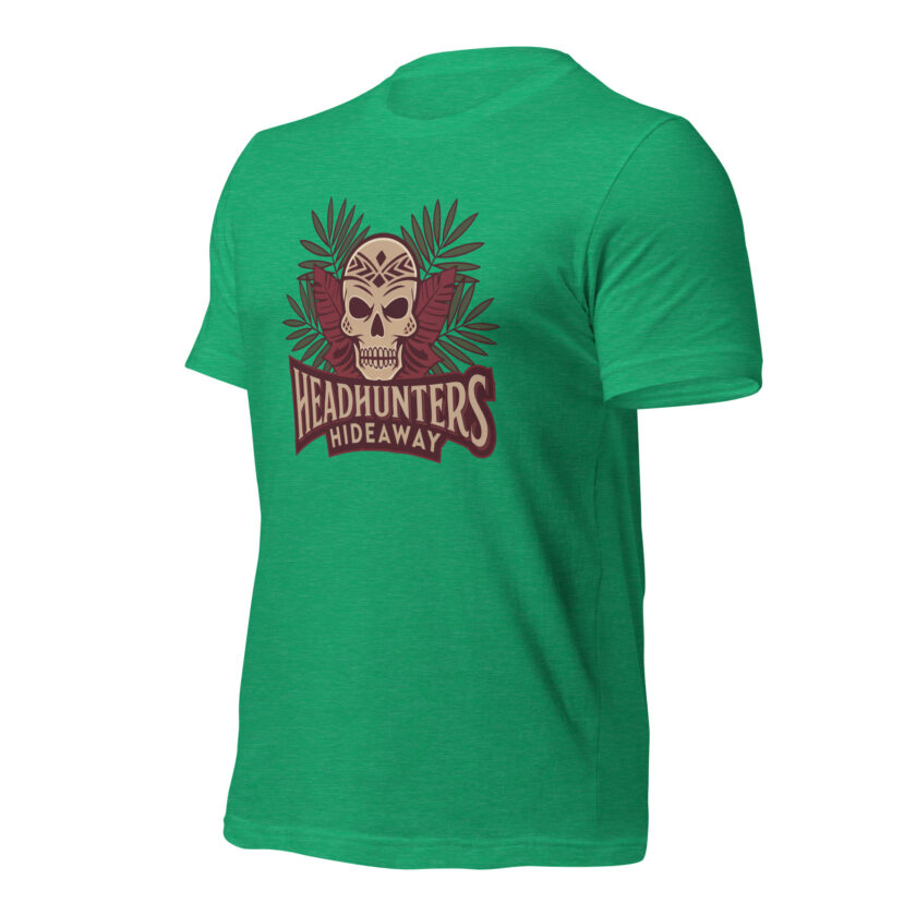 Headhunters Hideaway - Tiki T-Shirt by Catiki - Image 5