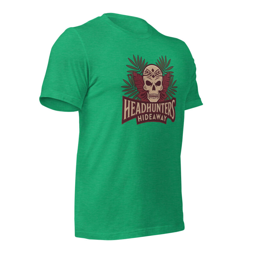 Headhunters Hideaway - Tiki T-Shirt by Catiki - Image 6