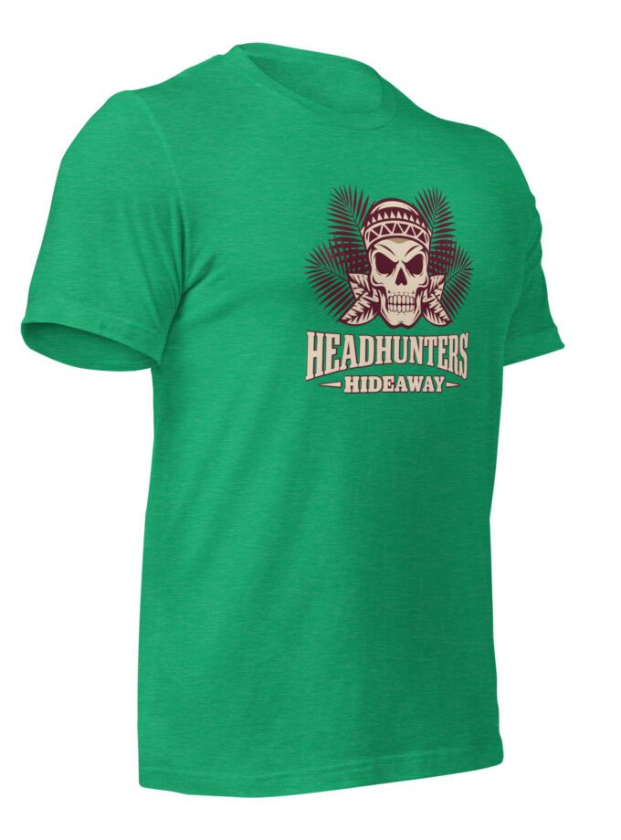 Headhunters Hideaway II – Tiki T-Shirt by Catiki