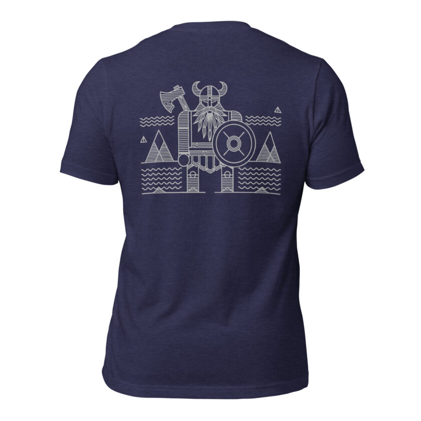 "The Spirit of the North" - Nordic Viking Line Design - T-Shirt - Image 29
