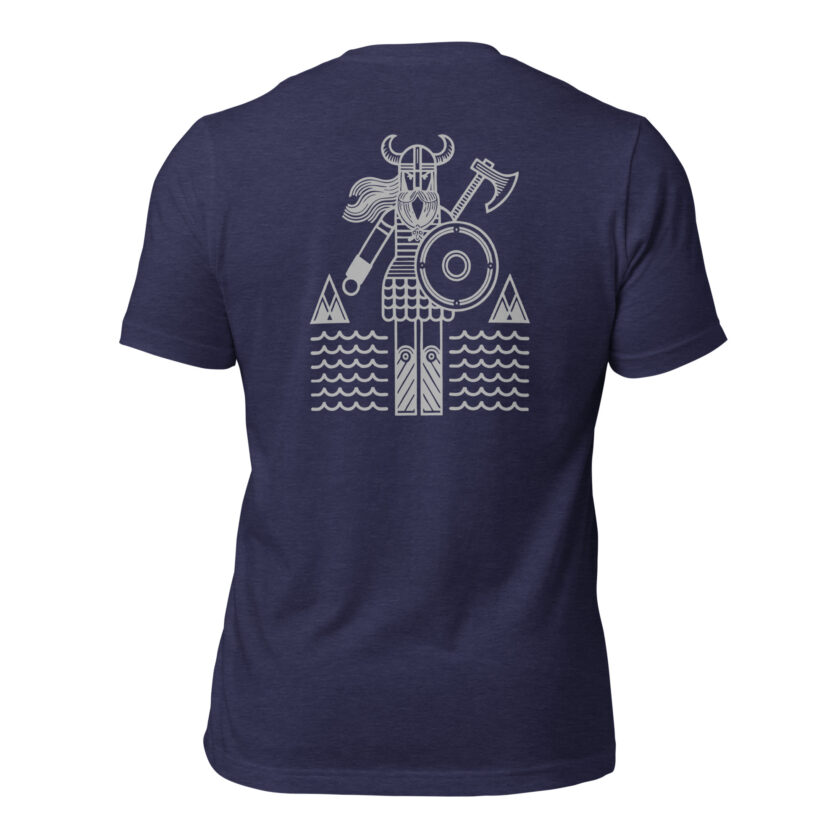 "The Spirit of the North II" - Nordic Viking Line Design - T-Shirt - Image 53