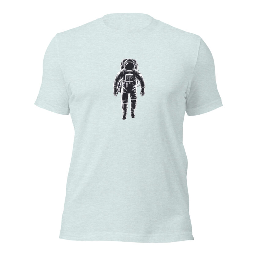 Cosmic Drift – Astronaut – Light T-Shirt - Image 28