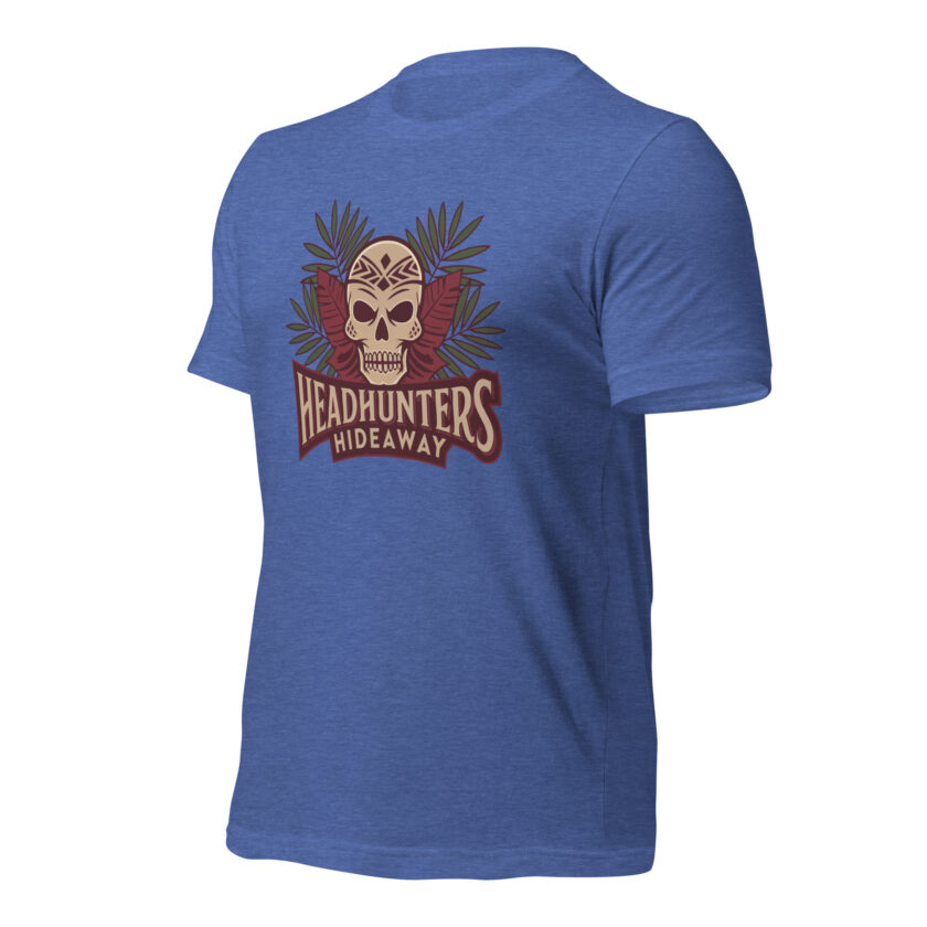 Headhunters Hideaway - Tiki T-Shirt by Catiki - Image 3