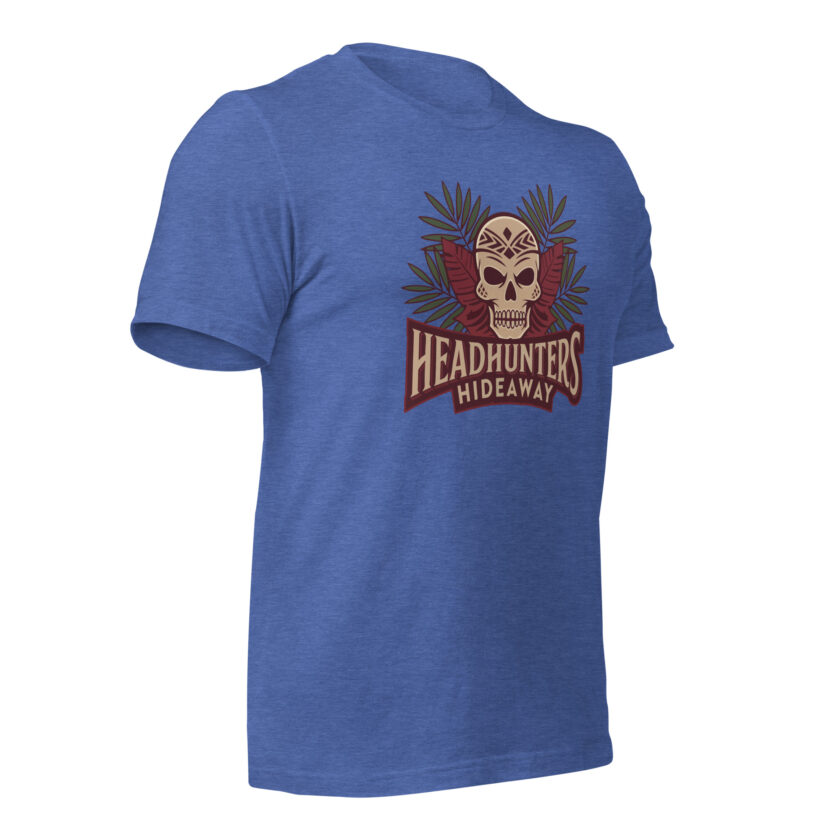 Headhunters Hideaway - Tiki T-Shirt by Catiki - Image 4