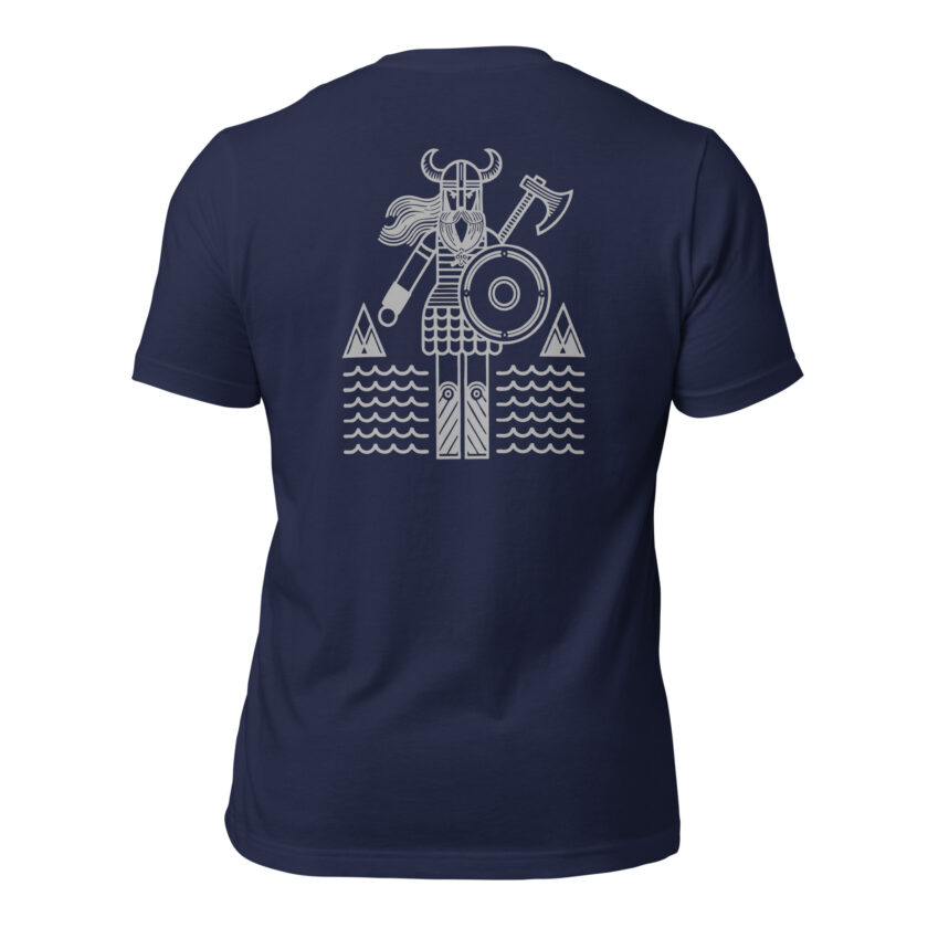 "The Spirit of the North II" - Nordic Viking Line Design - T-Shirt - Image 41