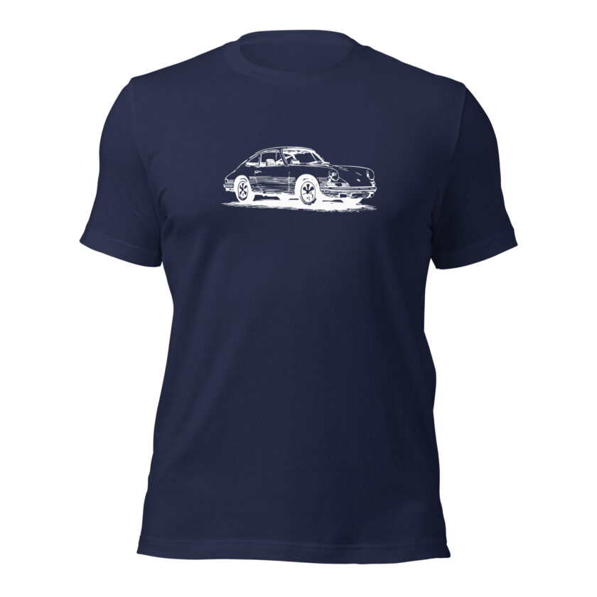 Vintage Velocity Collection - 1966 Porsche 911 - T-Shirt - Image 10