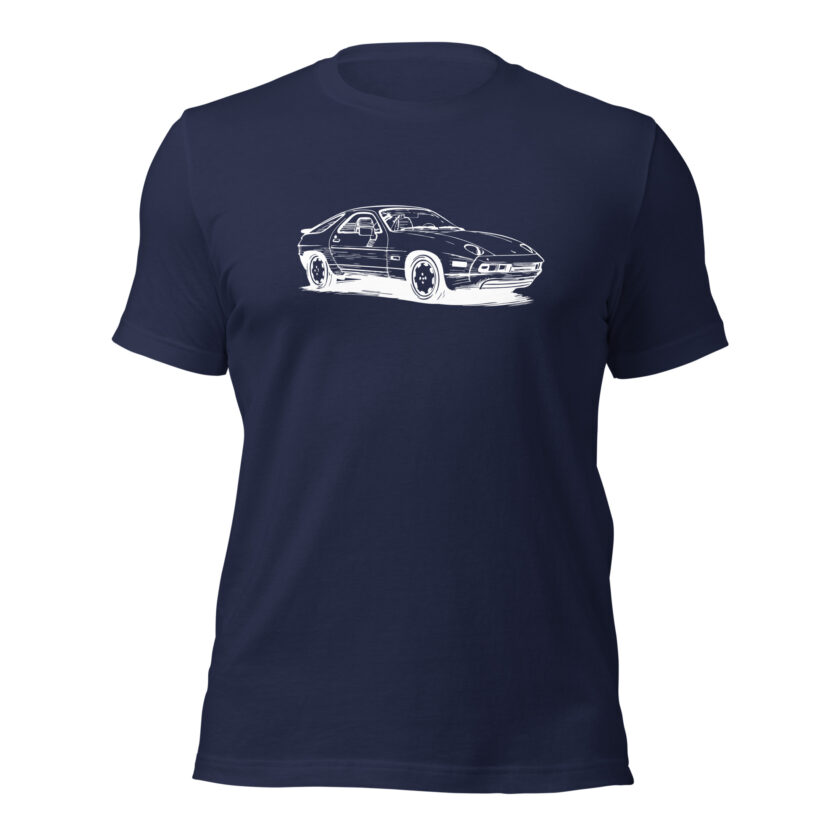 Vintage Velocity Collection – 1989 Porsche 928 – T-Shirt - Image 10