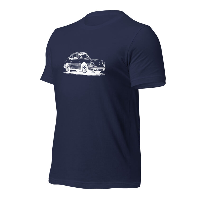 Vintage Velocity Collection - 1966 Porsche 911 - T-Shirt - Image 11