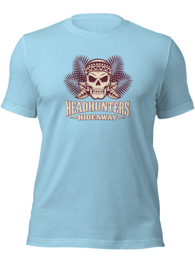 Headhunters Hideaway II – Tiki T-Shirt by Catiki