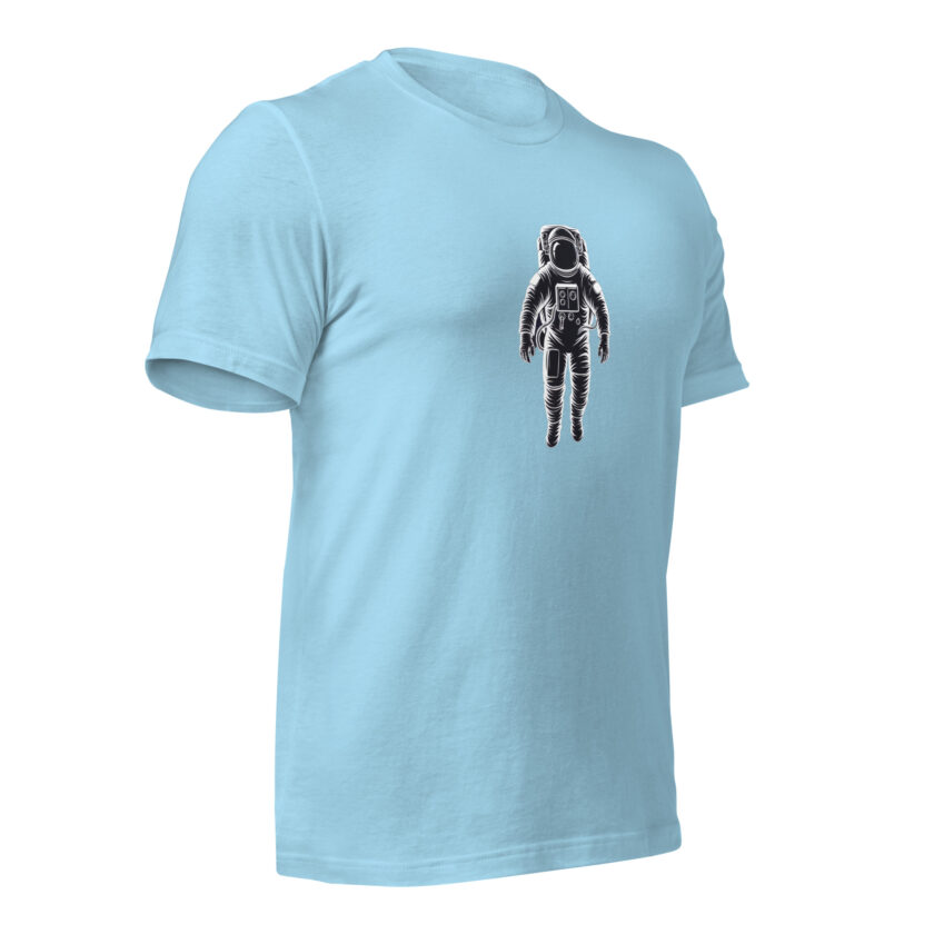 Cosmic Drift – Astronaut – Light T-Shirt - Image 27