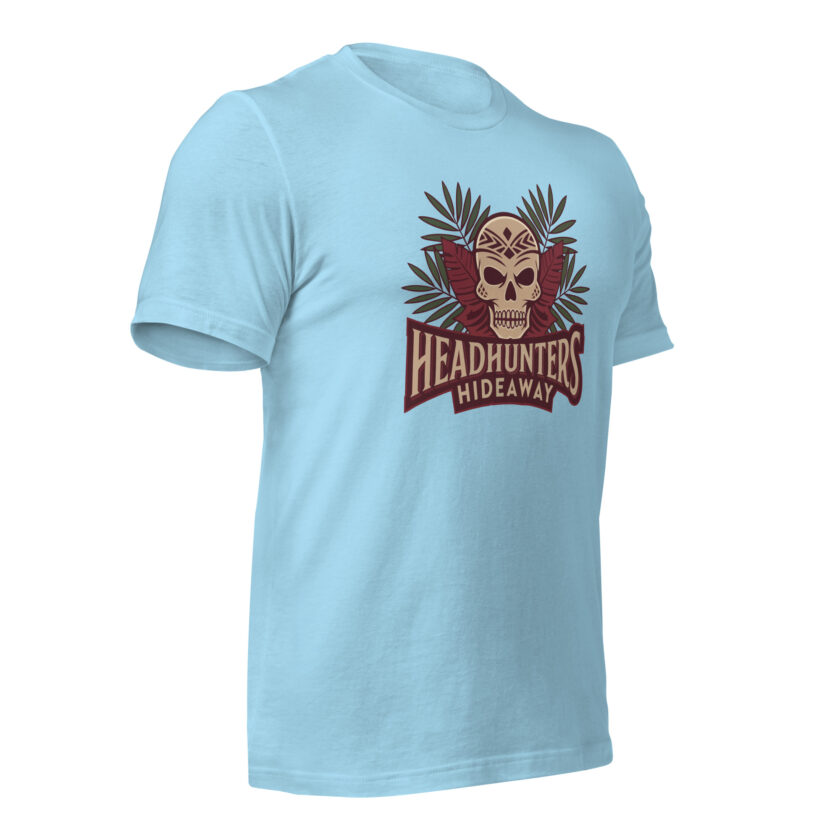 Headhunters Hideaway - Tiki T-Shirt by Catiki - Image 24