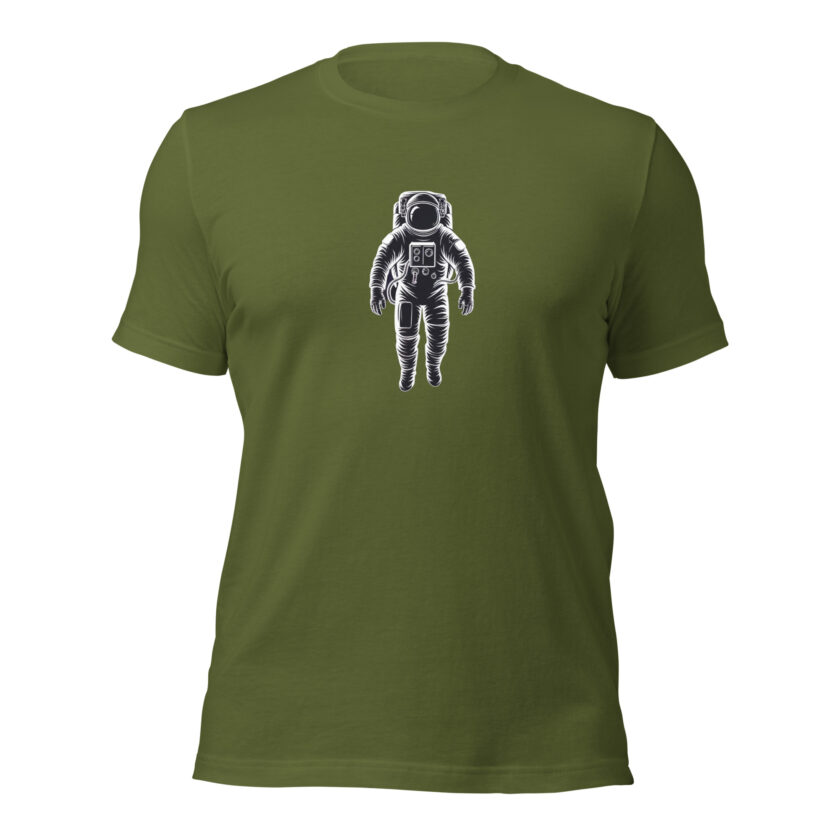 Cosmic Drift – Astronaut – Light T-Shirt - Image 5