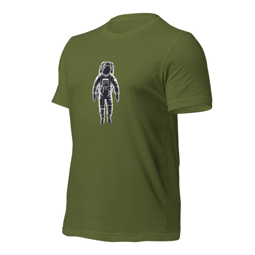 Cosmic Drift – Astronaut – Light T-Shirt - Image 6