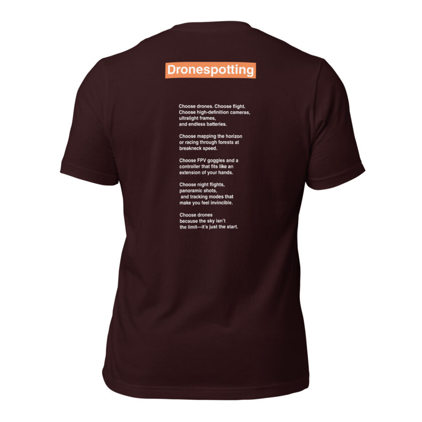 DroneSpotting: Choose the Skies - T-Shirt (Front and Back) - Image 54