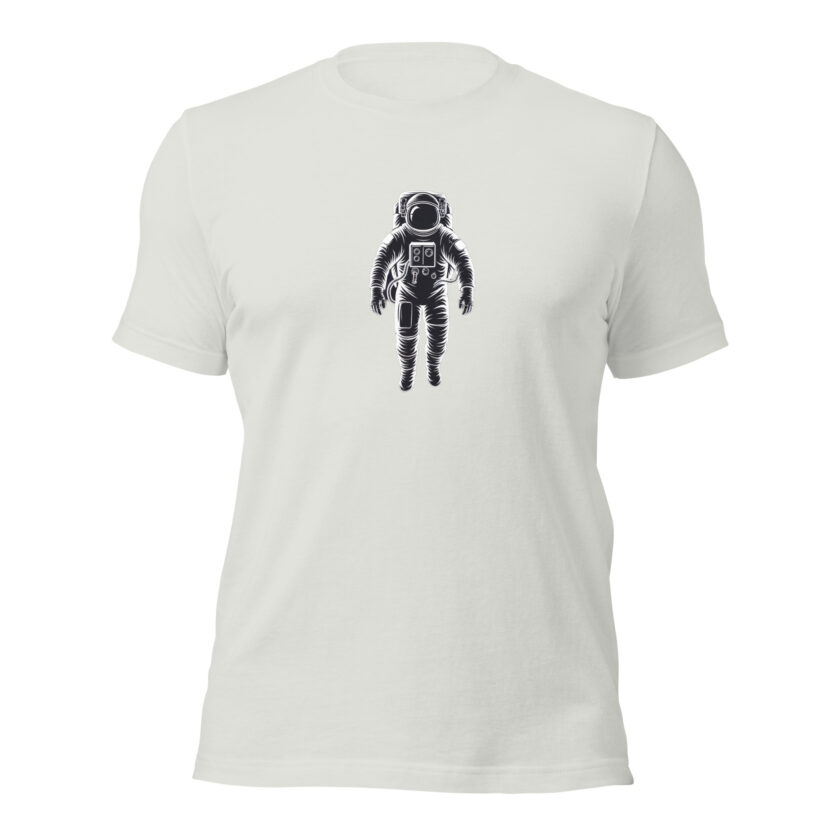 Cosmic Drift – Astronaut – Light T-Shirt - Image 31