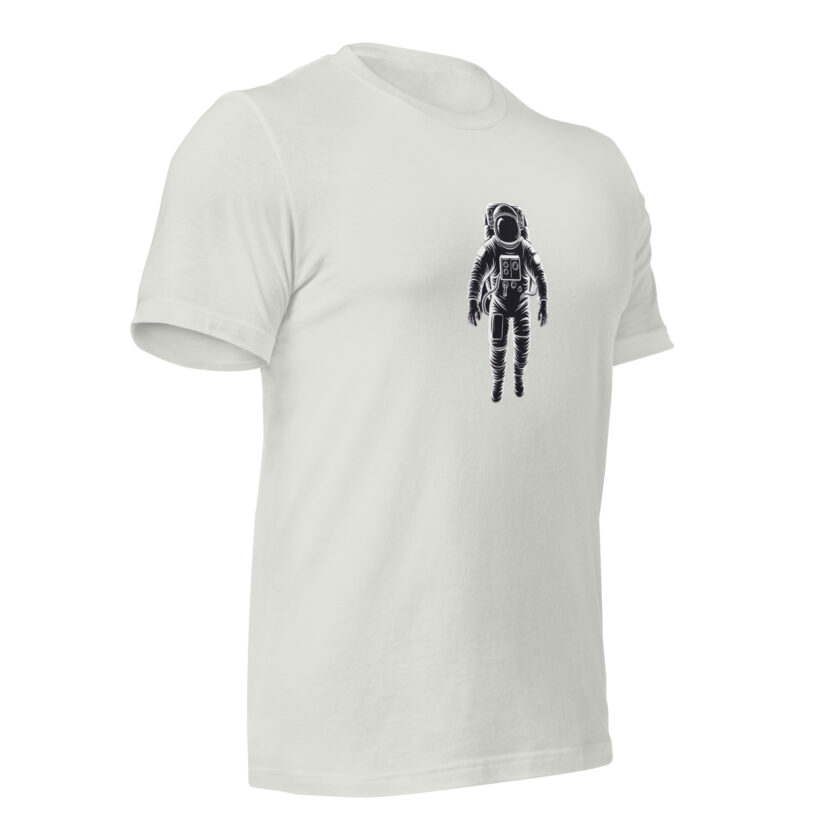 Cosmic Drift – Astronaut – Light T-Shirt - Image 33