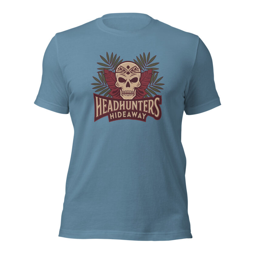 Headhunters Hideaway - Tiki T-Shirt by Catiki - Image 7
