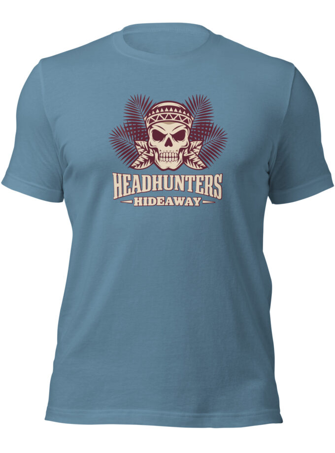 Headhunters Hideaway II – Tiki T-Shirt by Catiki