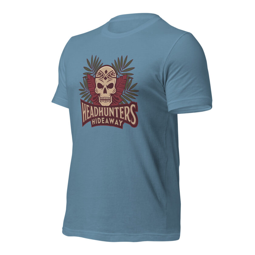 Headhunters Hideaway - Tiki T-Shirt by Catiki - Image 8