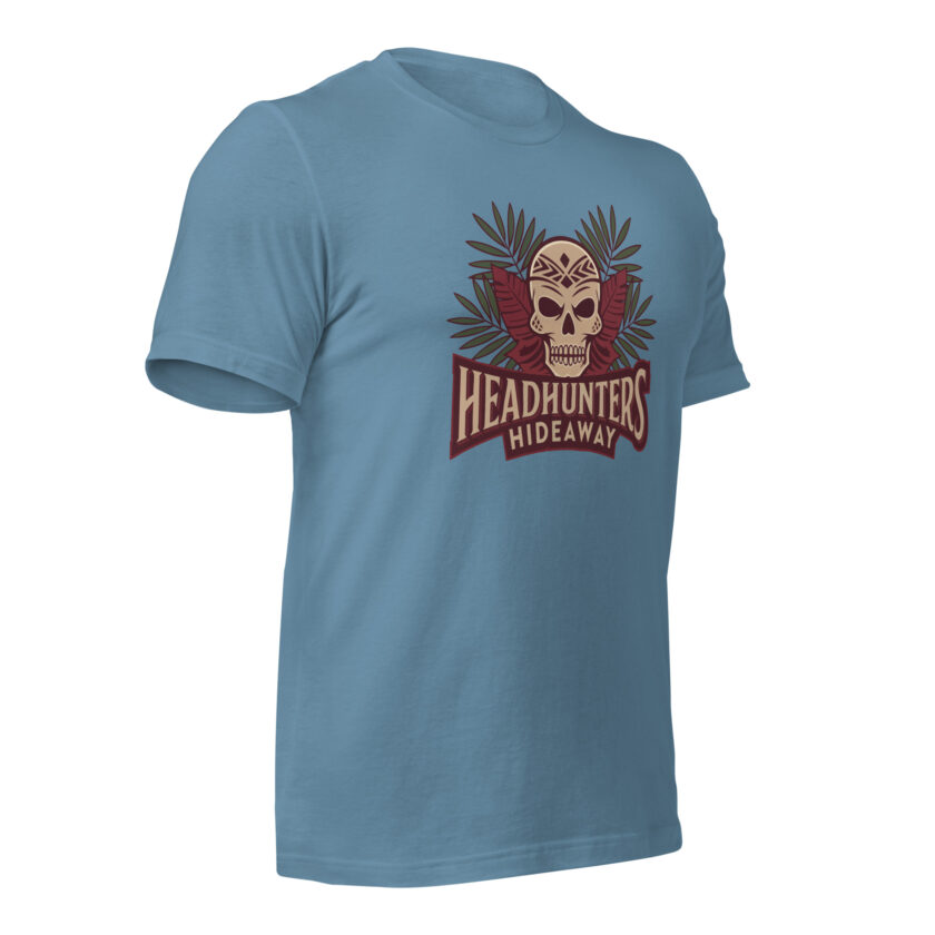 Headhunters Hideaway - Tiki T-Shirt by Catiki - Image 9