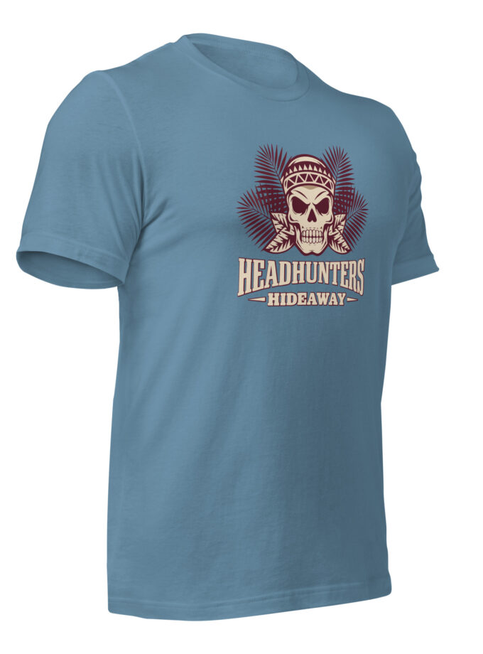 Headhunters Hideaway II – Tiki T-Shirt by Catiki