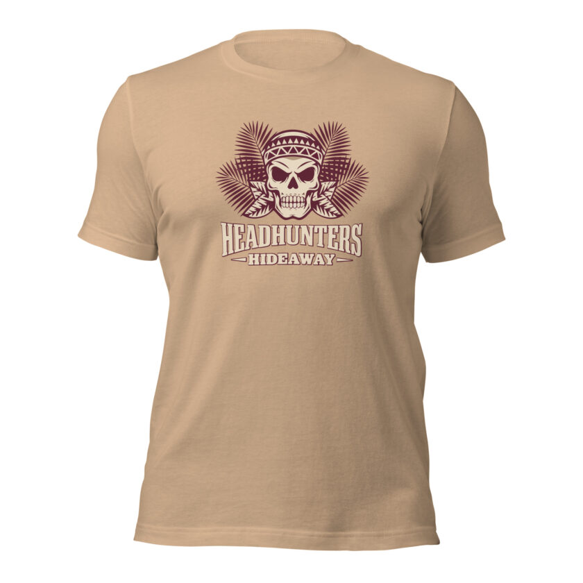 Headhunters Hideaway II – Tiki T-Shirt by Catiki