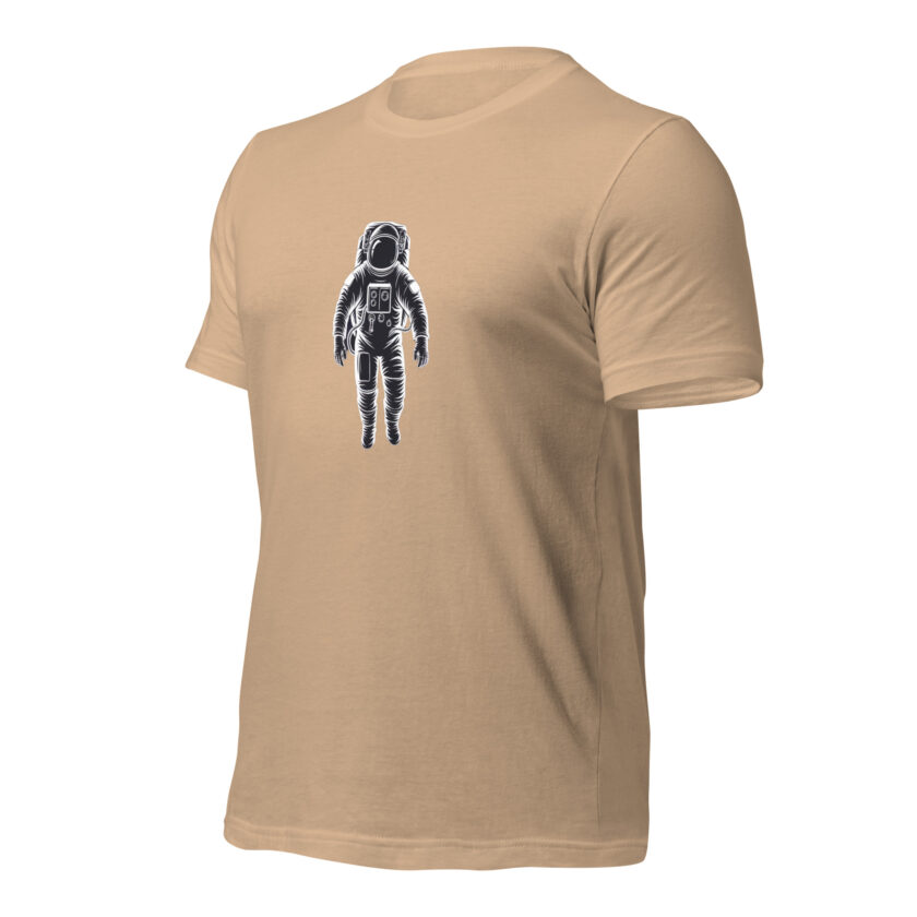 Cosmic Drift – Astronaut – Light T-Shirt - Image 23