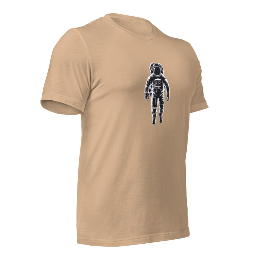 Cosmic Drift – Astronaut – Light T-Shirt - Image 24