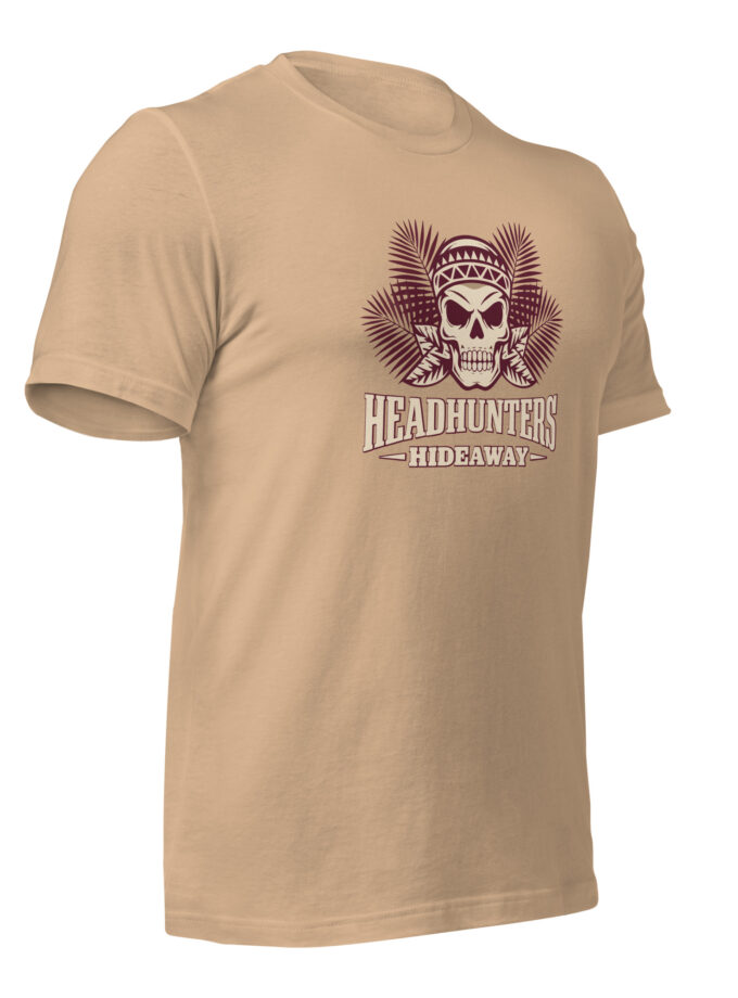 Headhunters Hideaway II – Tiki T-Shirt by Catiki