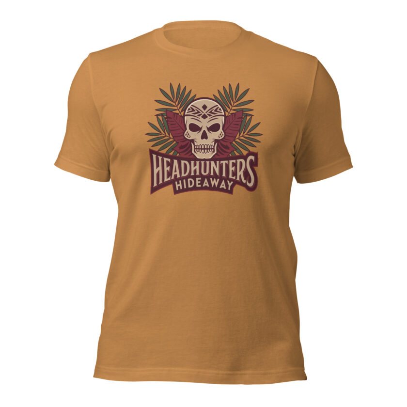 Headhunters Hideaway - Tiki T-Shirt by Catiki - Image 10