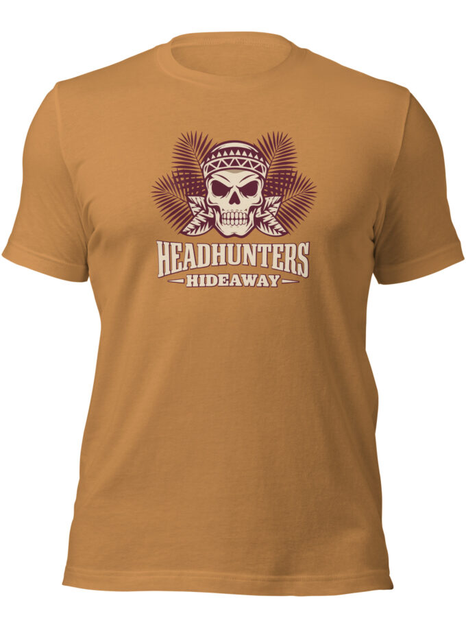 Headhunters Hideaway II – Tiki T-Shirt by Catiki