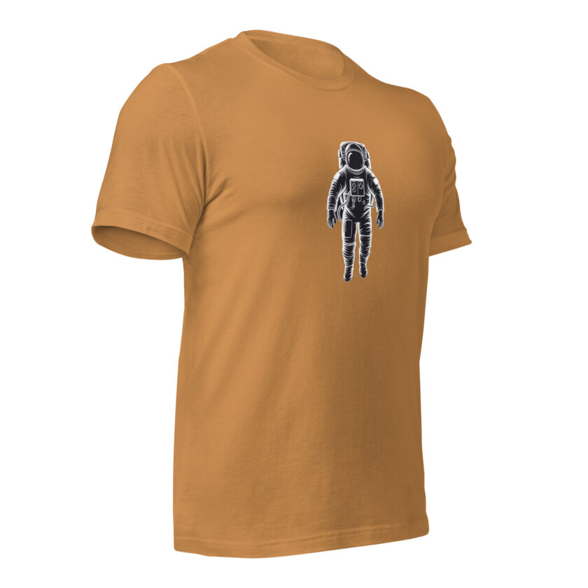Cosmic Drift – Astronaut – Light T-Shirt - Image 21