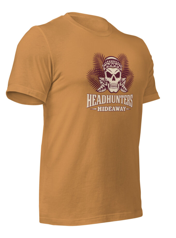 Headhunters Hideaway II – Tiki T-Shirt by Catiki