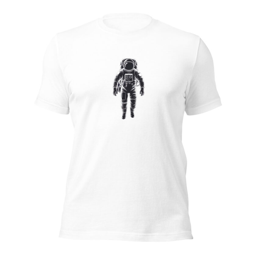 Cosmic Drift – Astronaut – Light T-Shirt - Image 34