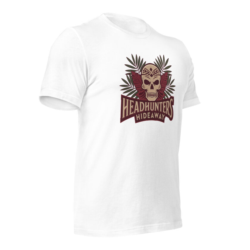 Headhunters Hideaway - Tiki T-Shirt by Catiki - Image 33