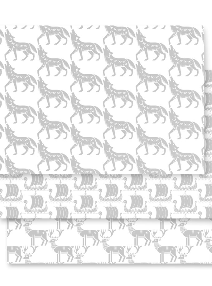 Nordic Viking - Series 01 - Wrapping paper sheets