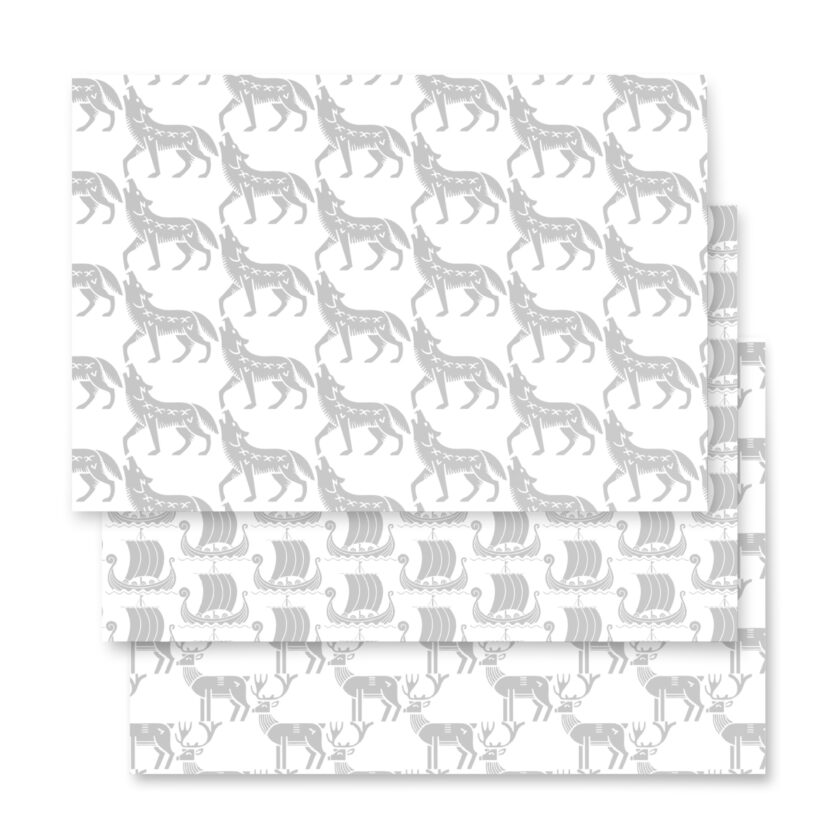 Nordic Viking - Series 01 - Wrapping paper sheets - Image 9