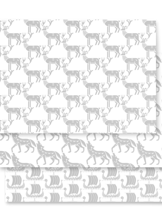Nordic Viking - Series 01 - Wrapping paper sheets