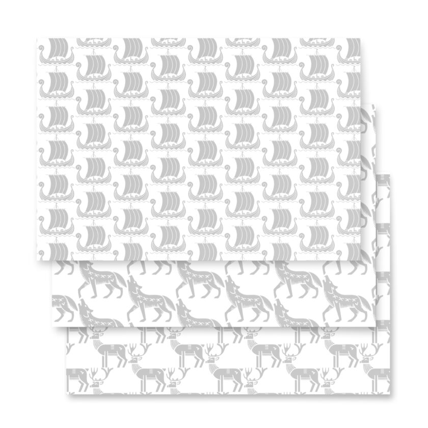 Nordic Viking - Series 01 - Wrapping paper sheets
